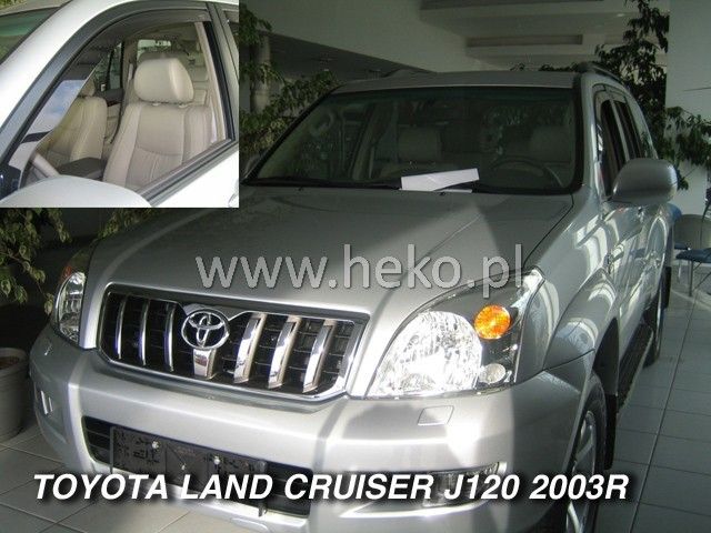 Ветробрани Team HEKO за TOYOTA LAND CRUISER J120 (2003-2009) 5 врати - 4бр. предни и задни - Avtozona