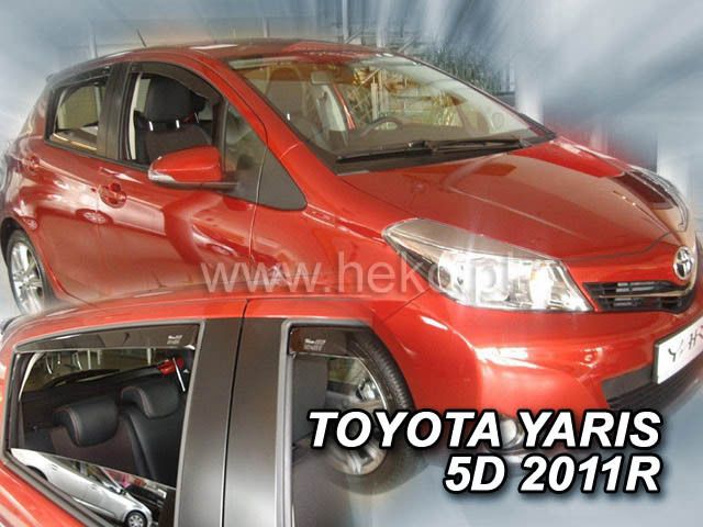 Ветробрани Team HEKO за TOYOTA YARIS (2011 + ) 5 врати - 4бр. предни и задни - Avtozona