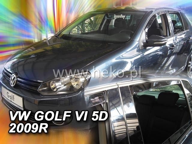 Ветробрани Team HEKO за VW GOLF 6 (2008-2012) 5 врати - 4бр. предни и задни - Avtozona