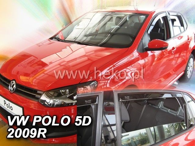 Ветробрани Team HEKO за VW POLO (2009-2017) 5 врати - 4бр. предни и задни - Avtozona