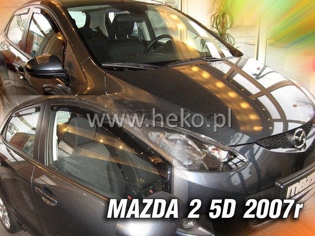 Ветробрани Team HEKO за MAZDA 2 (2007-2009) 5 врати - 4бр. предни и задни - Avtozona