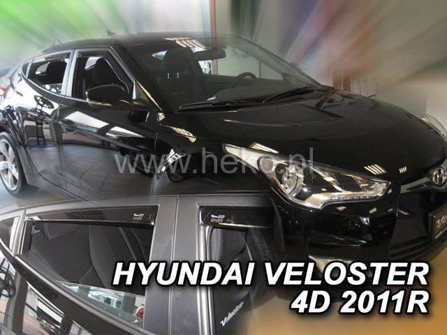 Ветробрани Team HEKO за HYUNDAI VELOSTER (2011 + ) 5D UK - 4бр. - Avtozona