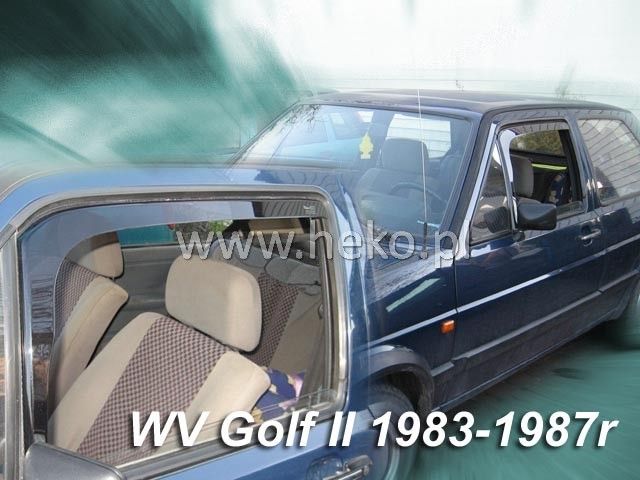 Ветробрани Team HEKO за VW GOLF 2 (1983-1987) (с малкото прозорче) 4 врати - 2бр. предни само в горната част - Avtozona