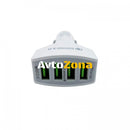 Зарядно с четири USB порта - Бяло - Avtozona