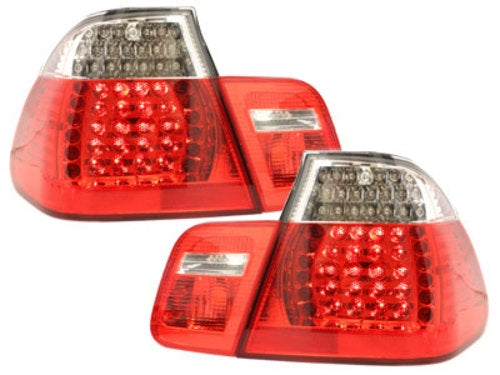 Red Crystal LED СТОПОВЕ за BMW 3 Series E46 Limousine (1998-2001) - Avtozona