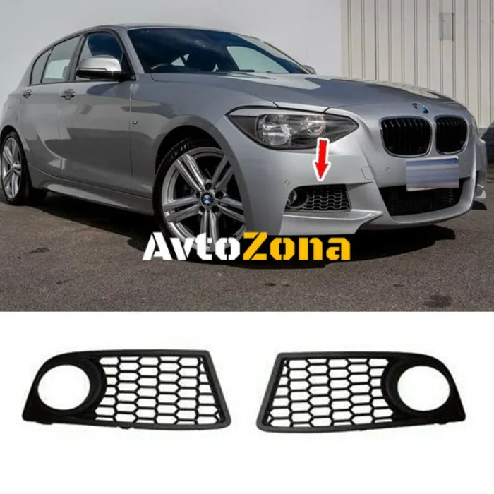 Решетки за халогени за BMW 1-Series F20 F21 (2011-2015) M-Sport - Avtozona