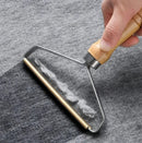 Ръчна четка за премахване на почистване на власинки мъх животински косми от дрехи и текстил - Avtozona