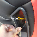Спортни седалки тип Рекаро – Черни с червени акценти 2бр. в к-т - Avtozona