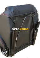 Спортни седалки тип Рекаро – Черни с червени акценти 2бр. в к-т - Avtozona