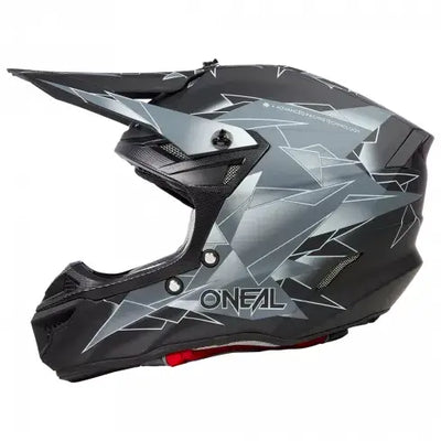 МОТОКРОС КАСКА O’NEAL 5SERIES POLYACRYLITE SURGE V.23 BLACK/GRAY - Avtozona