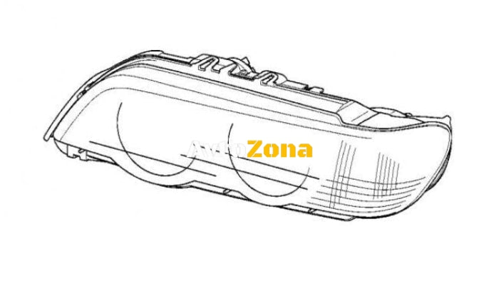 Стъкла за фарове за BMW X5 E53 (1999-2003) - Avtozona