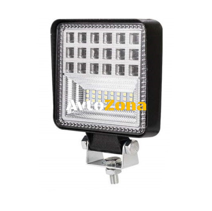 Супер Мощна 126W LED ЛЕД Диоден Фар Работна Лампа Прожектор Задна Светлина 2600 Лумена 12V / 24V - Avtozona