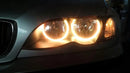 RGB Диодни Ангелски Очи с матирано покритие за BMW E36 / E38 / E39 - с дистанционно сменяне на цветовете - Avtozona