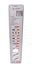 Светещ лед бар 120 cm (2 х 60 cm) 93 LED 12V - 24V бяло-зелено-червено BG Bulgaria флаг знаме България - Avtozona