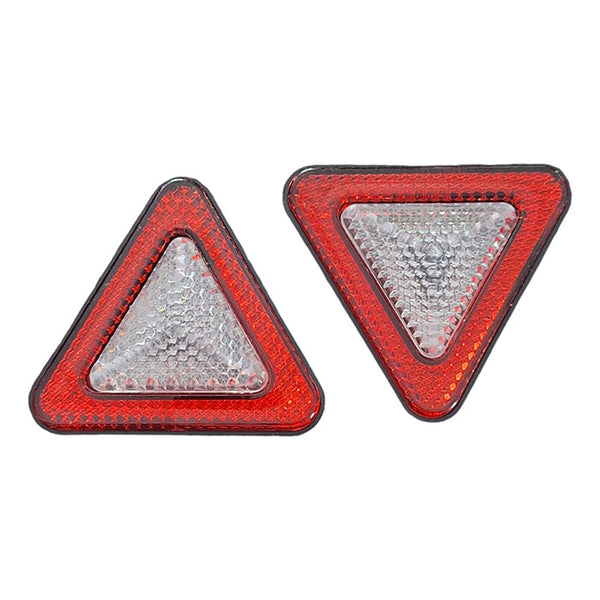 Светлоотразители модел PG219 2 бр в к-т - червени/бели - Avtozona