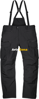 Текстилен мото панталон ICON STORMHAWK WP OVERPANT - BLACK - Avtozona