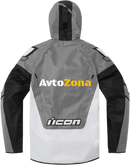 Текстилно мото яке ICON AIRFORM RETRO GRAY - Avtozona