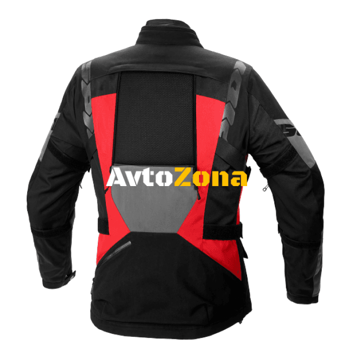 Текстилно мото яке SPIDI 4 SEASON EVO BLACK/FLUO RED - Avtozona