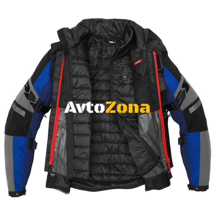 Текстилно мото яке SPIDI 4 SEASON EVO BLUE - Avtozona