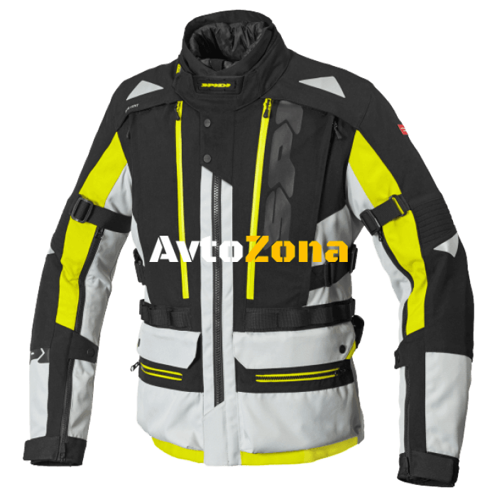 Текстилно мото яке SPIDI ALLROAD 3в1 YELLOW FLUO - Avtozona