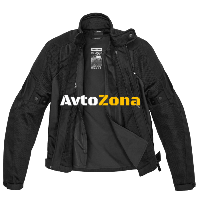 Текстилно мото яке SPIDI FLASH EVO NET WIND Black - Avtozona