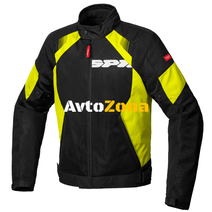 Текстилно мото яке SPIDI FLASH EVO NET WIND Yellow fluo - Avtozona