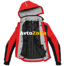 Текстилно мото яке SPIDI Hoodie Armor H2Out Red - Avtozona