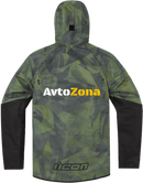 Текстилно мото яке ICON AIRFORM BATTLESCAR - GREEN - Avtozona