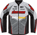 Текстилно мото яке ICON HOOLIGAN ULTRABOLT - RED - Avtozona