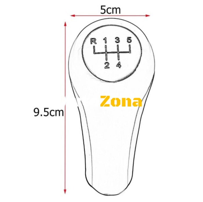 Топка скоростен лост За BMW Бмв X1 X3 X5 E53 E83 Е60 E81 E82 E87 E90 E91 E92 5 Скорости Синя - Avtozona