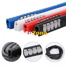 Протектор лайсна за врата – Син карбон (2,5 м) - Avtozona