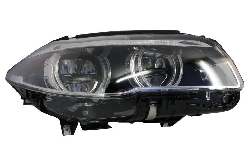 Тунинг Full LED фарове за BMW 5 Series F10 F11 (2011-2013) Angel Eyes - Avtozona