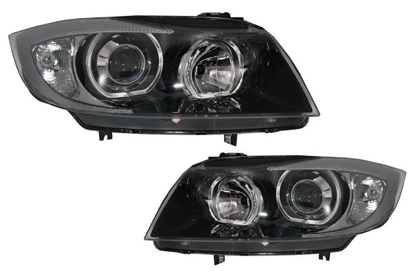 Тунинг Angel Eyes Фарове за BMW 3 Series E90 Sedan E91 Touring (03.2005-2011) - Avtozona