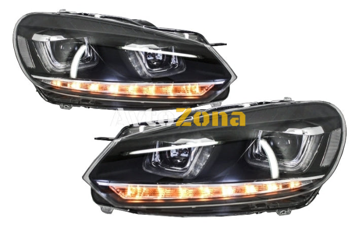 Тунинг Фарове и Стопове за VW Golf 6 VI (2008-2013) с LED DRL - Avtozona