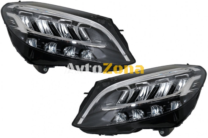 Тунинг Full LED Фарове за Mercedes C-Class W205 S205 (2019-up) LHD - Avtozona