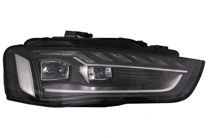 Тунинг Full LED Фарове за Audi A4 B8.5 Facelift (2012-2015) Dynamic Sequential Turning Light - Avtozona