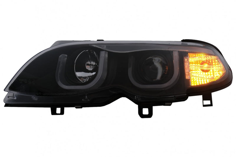 Тунинг LED Angel Eyes Фарове за BMW 3 Series E46 Facelift Limousine Touring (2001-2005) - Avtozona