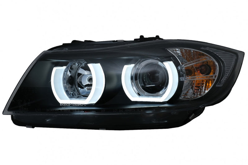 Тунинг U-LED 3D Фарове за BMW 3 Series E90 Limousine E91 Touring (03.2005-08.2008) - Avtozona