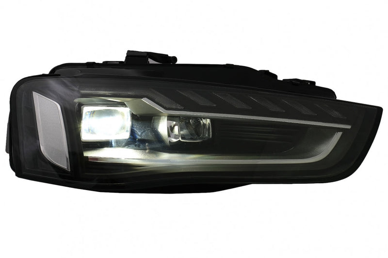 Тунинг Full LED Фарове за Audi A4 B8.5 Facelift (2012-2015) Dynamic Sequential Turning Light - Avtozona