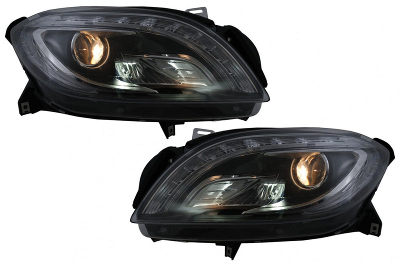 Тунинг LED Фарове за Mercedes M-Class W166 (2012-2015) - Avtozona