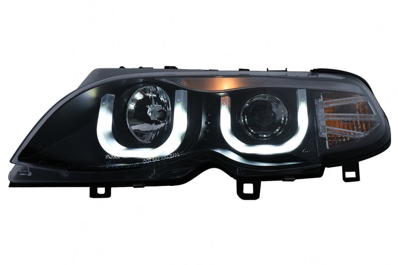 Тунинг LED Angel Eyes Фарове за BMW 3 Series E46 Facelift Limousine Touring (2001-2005) - Avtozona