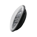 Универсален 7 инча 18см ЛЕД LED фар лампа халоген 12V-24V къси/дълги с DRL дневни светлини мигач бяло-жълто 4800lm за АТВ джип мотоциклет