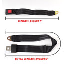 Универсален Комплект двуточков колан за автомобил - Avtozona