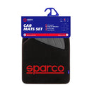 Универсални мокетни стелки Sparco SPC1903A черно-червени 4 части - Avtozona