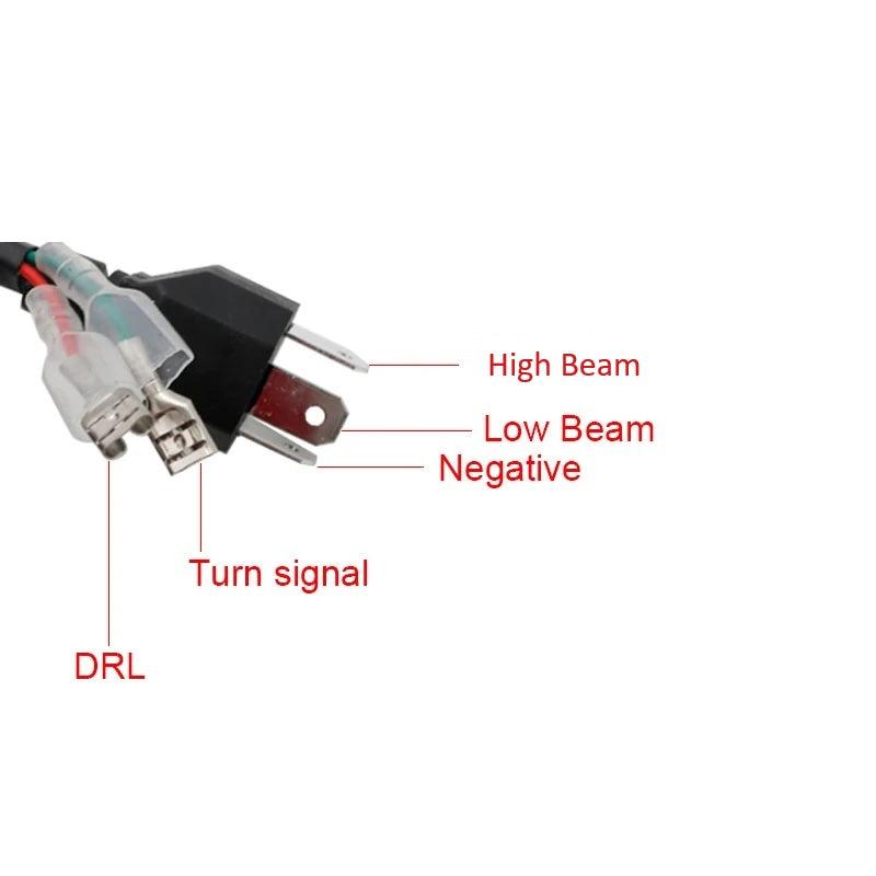 Универсален 7 инча 18см ЛЕД LED фар лампа халоген 12V-24V къси/дълги с DRL дневни