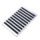 Универсална алуминиева стелка подложка под педалите 23.5 x 16 cm - Avtozona