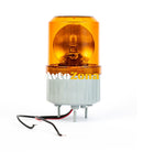 Въртяща Сигнална Аварийна Оранжева Лампа Маяк с Крушка 24V Ø 84.4mm - Avtozona