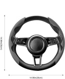 Protecție volan - piele de căprioară, 38 cm