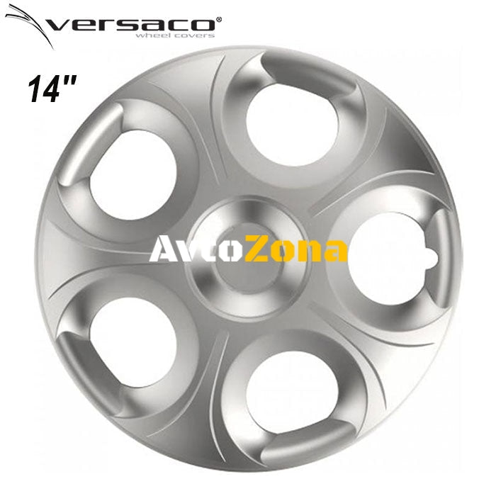 14’’ Тасове за джанти Versaco Matrix Silver - 4бр. в к-т - Avtozona