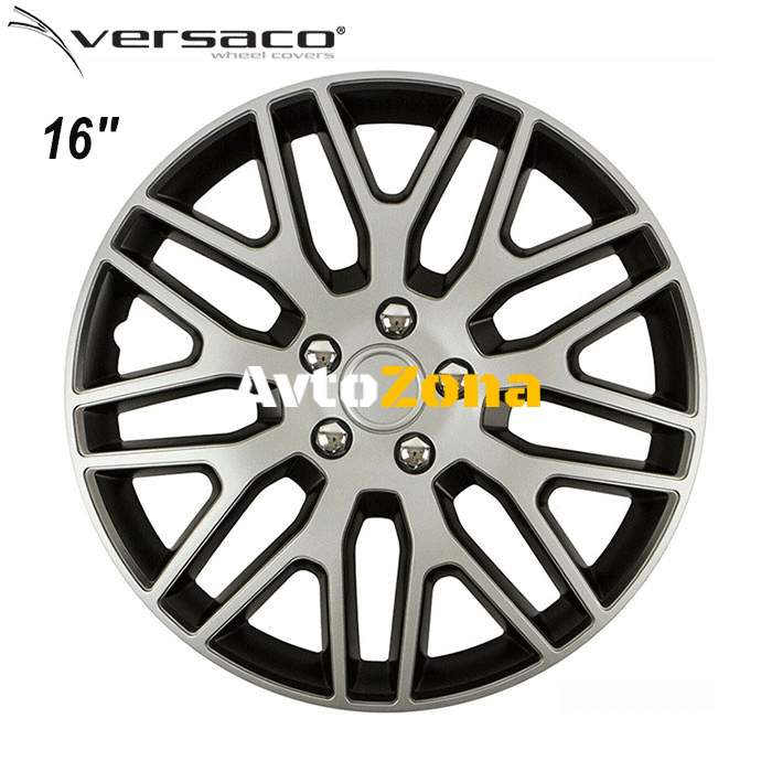 16’’ Тасове за джанти Versaco Dakar Silver/Black - 4бр. в к-т - Avtozona